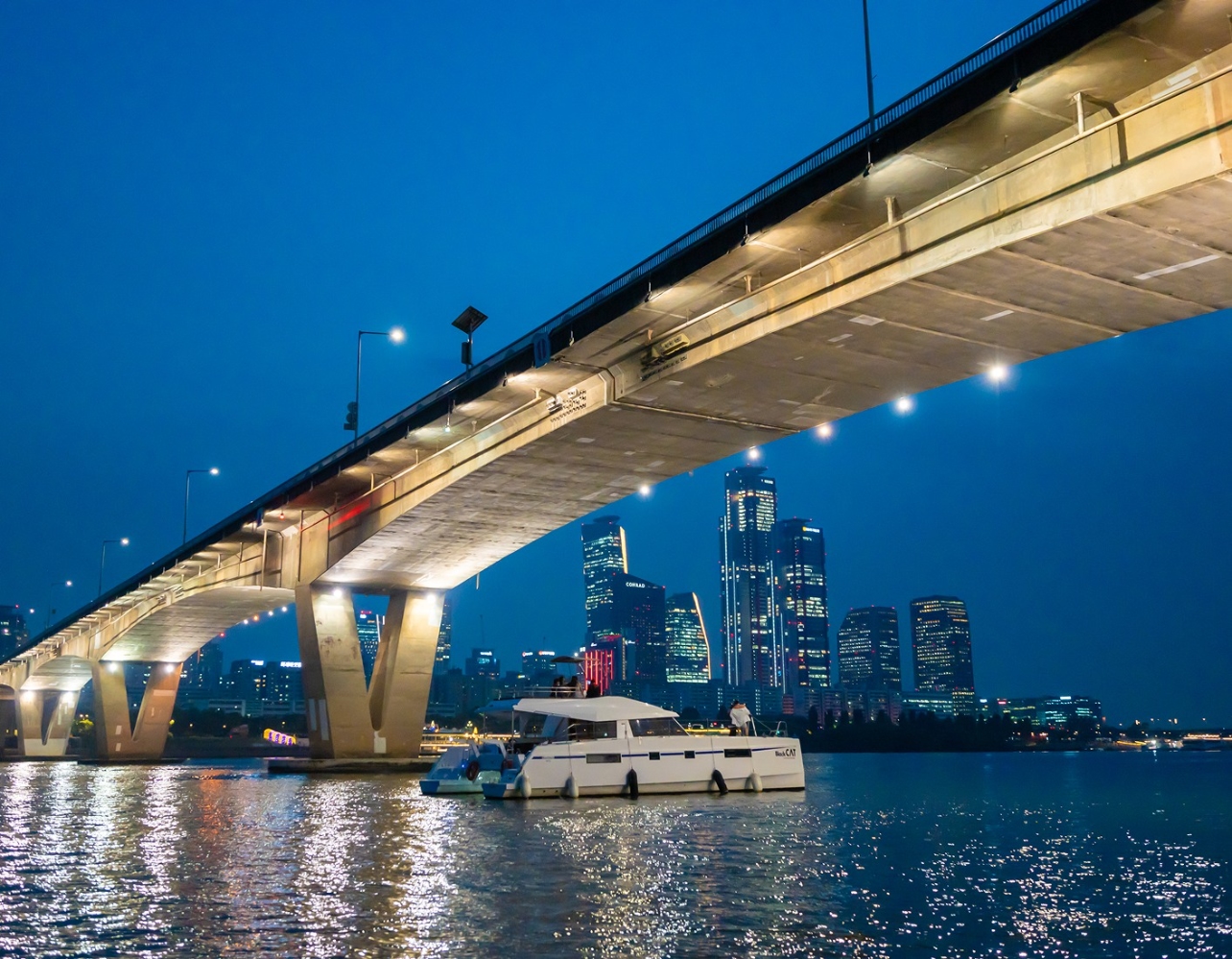 슝슝 한강 위를 시원하게 달리는 낭만 🛥️ 현대요트