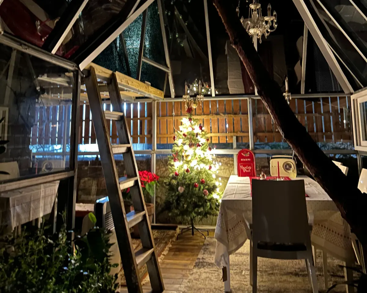 해금서가 크리스마스 코티지에서, 우리만의 시간을